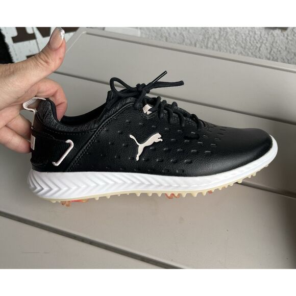 Puma Ignite Blaze Pro Golf Shoes - Women Size 6 - Black/Rosewater - Picture 2 of 12